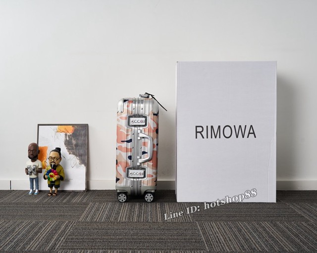 RIMOWA行李箱四輪拉杆箱 日默瓦全新original cabin 21寸鋁鎂合金迷彩限量款旅行箱 gdx1250